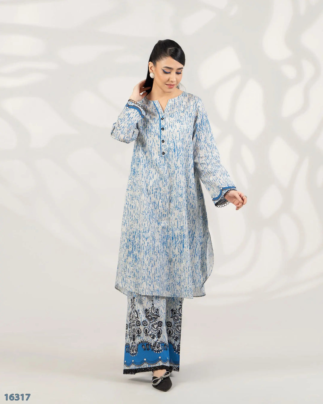 2 Piece Khaddar Suit Stitched | 16317-IG-KD Sha Posh Textile
