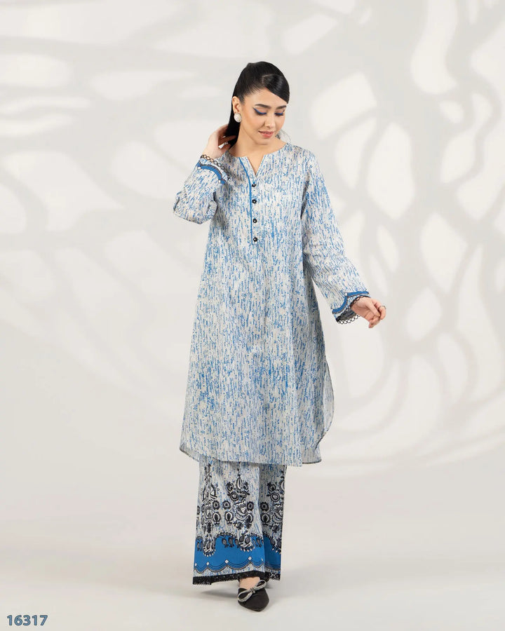 2 Piece Khaddar Suit Stitched | 16317-IG-KD Sha Posh Textile