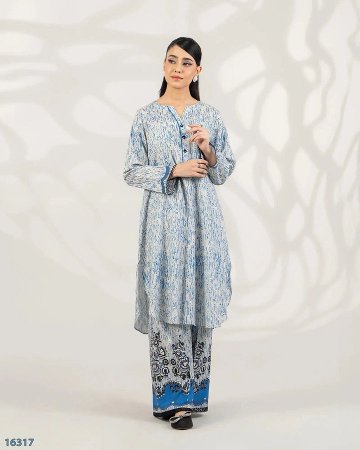 2 Piece Khaddar Suit Stitched | 16317-IG-KD Sha Posh Textile