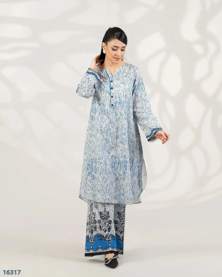 2 Piece Khaddar Suit Stitched | 16317-IG-KD Sha Posh Textile