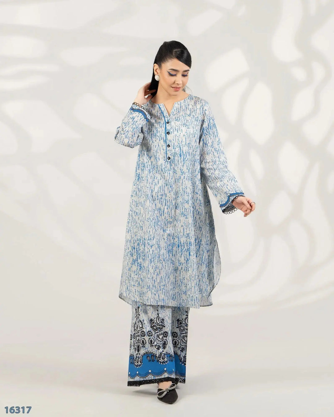 2 Piece Khaddar Suit Stitched | 16317-IG-KD Sha Posh Textile