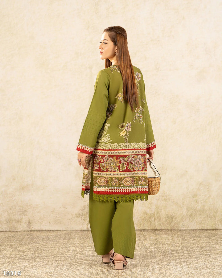 2 Piece Khaddar Suit Stitched | 16318-IG-KD - Sha Posh Textile
