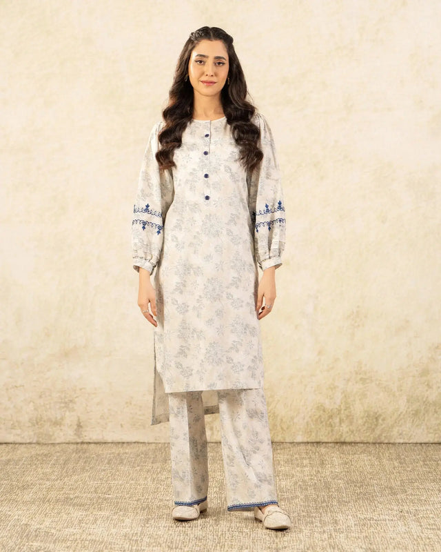 2 Piece Khaddar Suit Stitched | 16324-IG-KD - Sha Posh Textile
