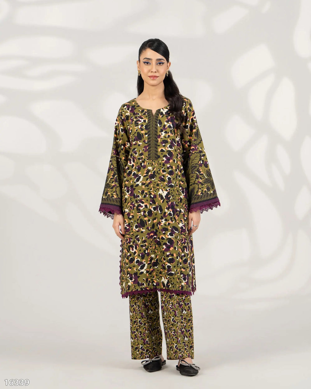 2 Piece Khaddar Suit Stitched | 16339-IG-KD - Sha Posh Textile