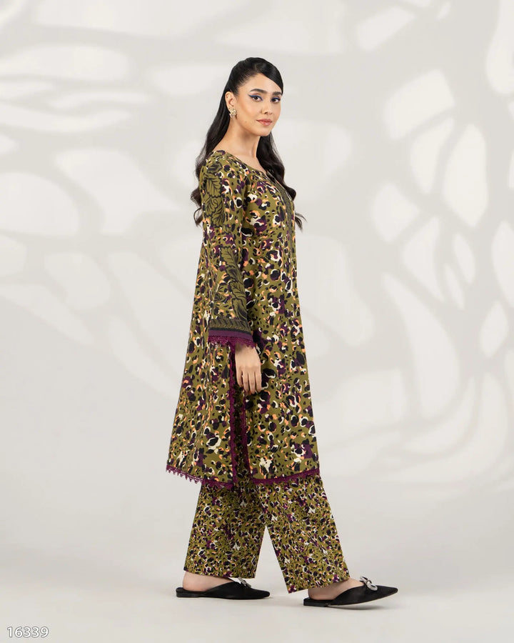 2 Piece Khaddar Suit Stitched | 16339-IG-KD - Sha Posh Textile