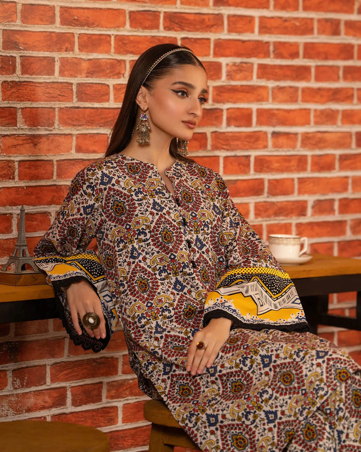 2 Piece Khaddar Suit Stitched | 16341-IG-KD Sha Posh Textile