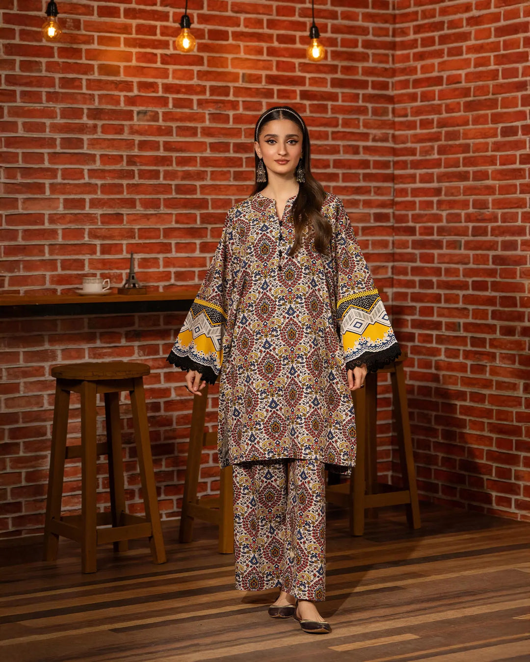 2 Piece Khaddar Suit Stitched | 16341-IG-KD Sha Posh Textile