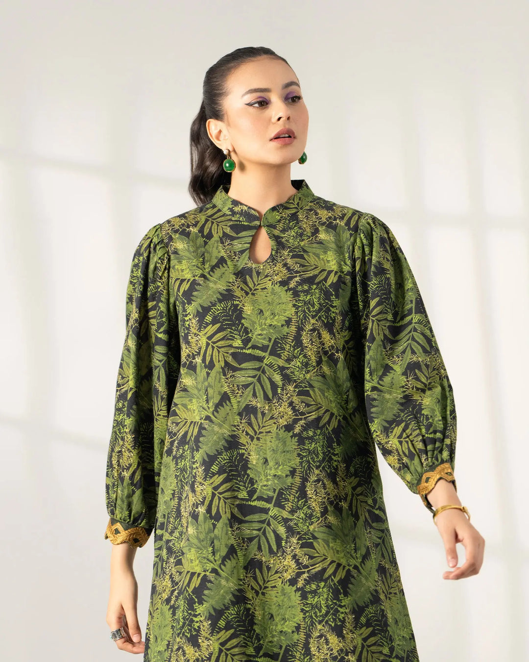 2 Piece Khaddar Suit Stitched | 16343-IG-KD - Sha Posh Textile