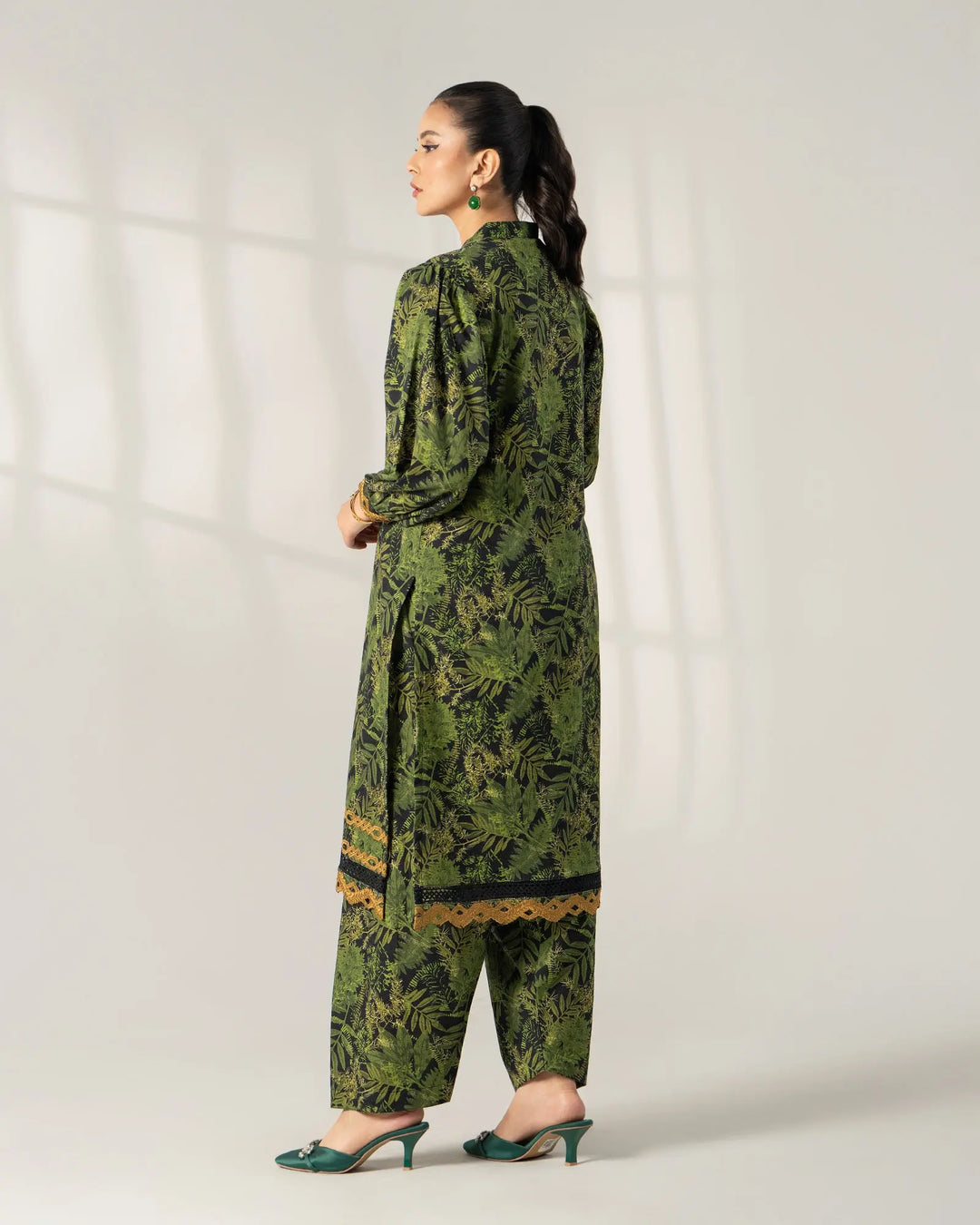 2 Piece Khaddar Suit Stitched | 16343-IG-KD - Sha Posh Textile
