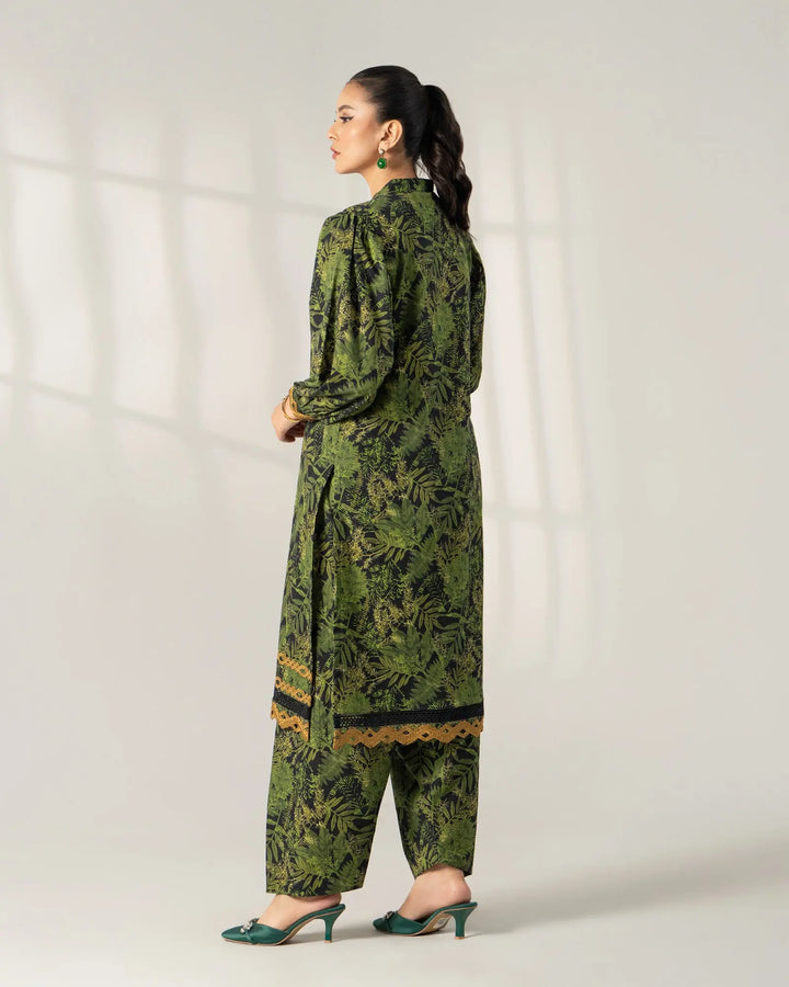 2 Piece Khaddar Suit Stitched | 16343-IG-KD - Sha Posh Textile