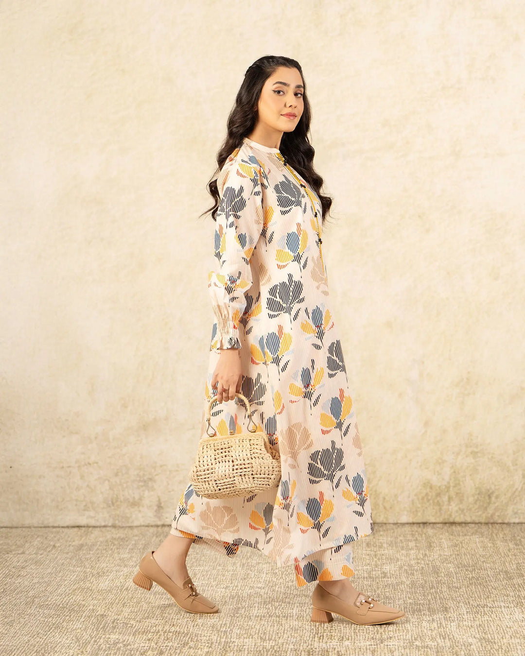 2 Piece Khaddar Suit Stitched | 36057-FU-KD Sha Posh Textile