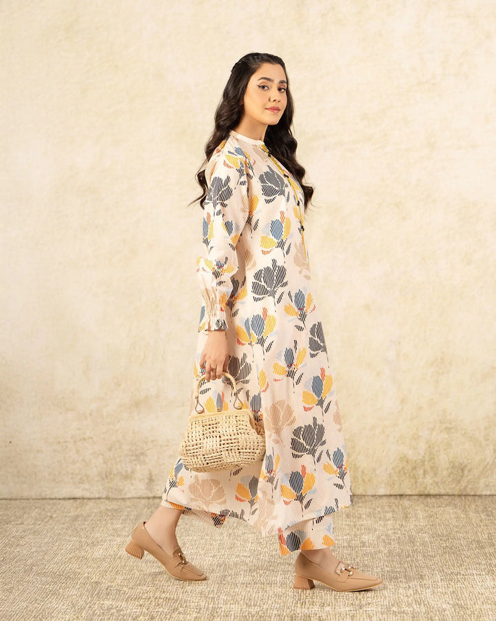 2 Piece Khaddar Suit Stitched | 36057-FU-KD Sha Posh Textile