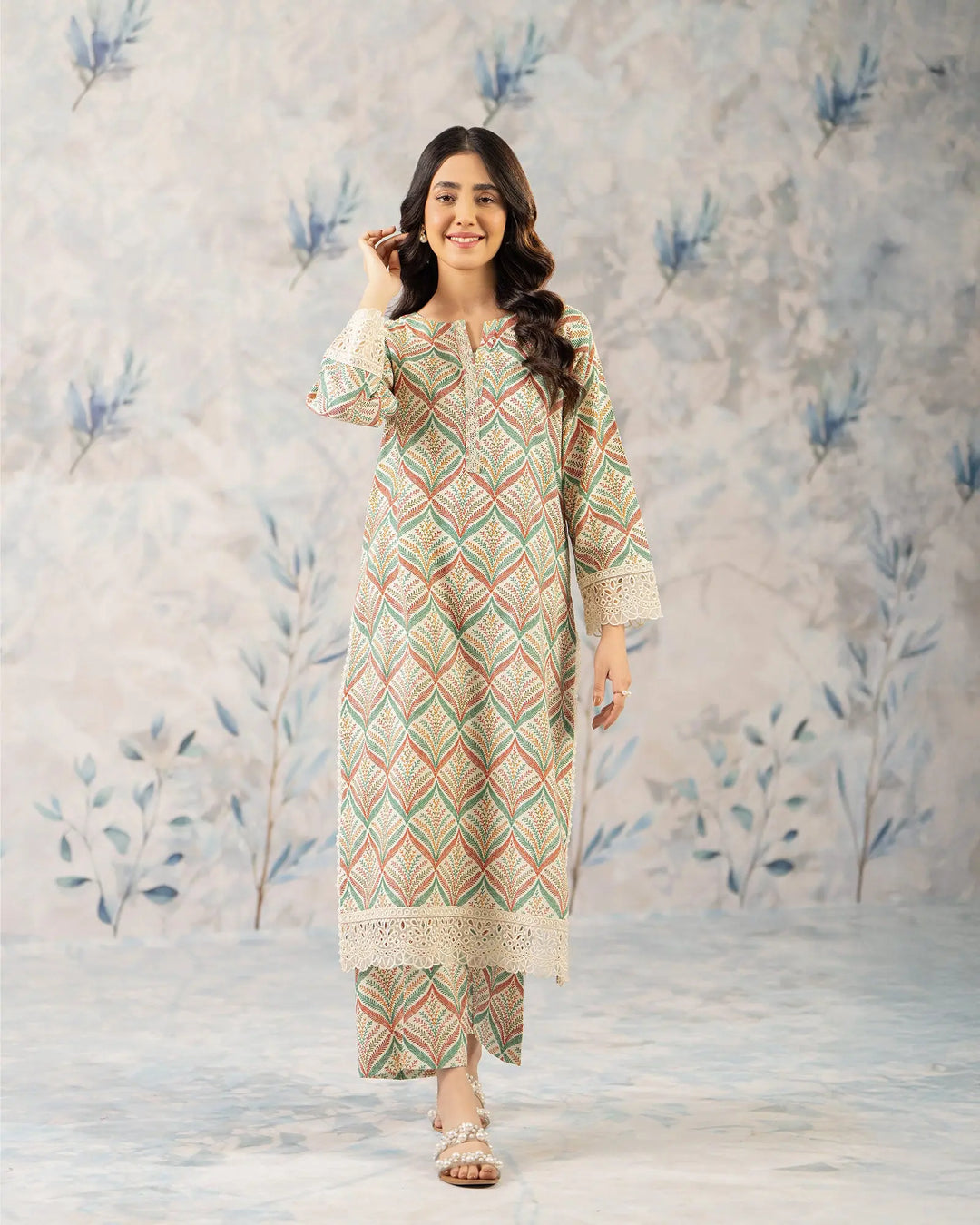 2 Piece Khaddar Suit Stitched | 36058-FU-KD Sha Posh Textile