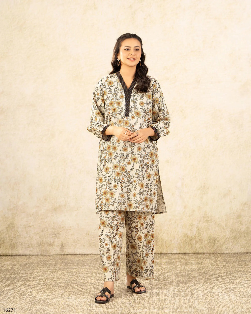 2 Piece Khaddar Suit | 16271-IG-KD - Sha Posh Textile