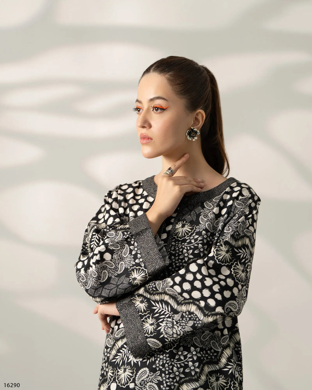 2 Piece Khaddar Suit | 16290-IG-KD - Sha Posh Textile