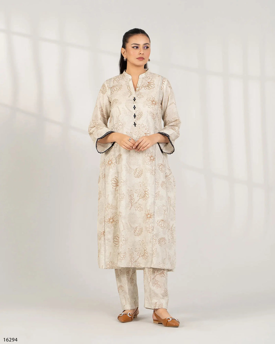2 Piece Khaddar Suit | 16294-IG-KD Sha Posh Textile