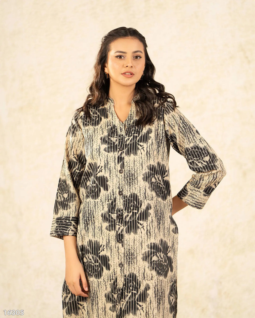 2 Piece Khaddar Suit | 16305-IG-KD - Sha Posh Textile