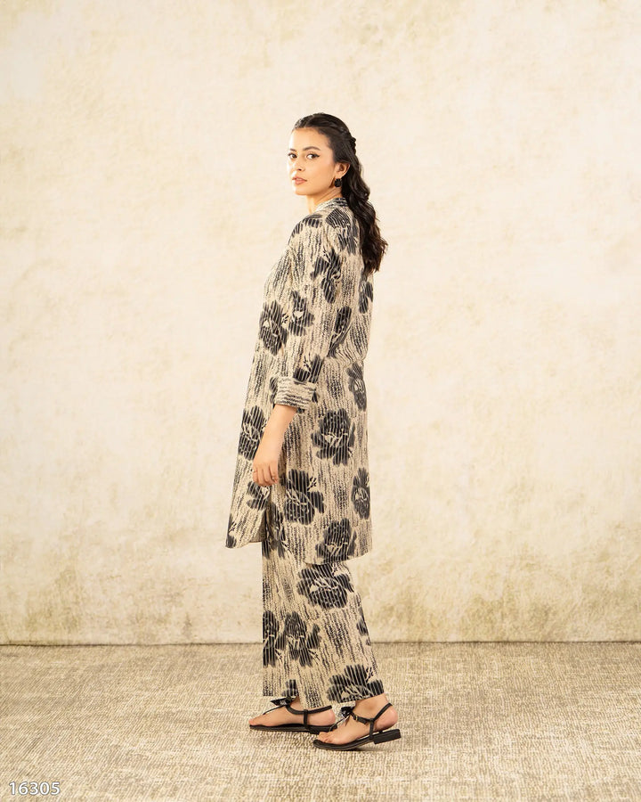 2 Piece Khaddar Suit | 16305-IG-KD - Sha Posh Textile