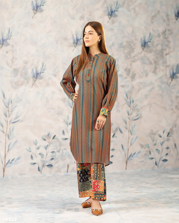 2 Piece Khaddar Suit | 16322-IG-KD Sha Posh Textile