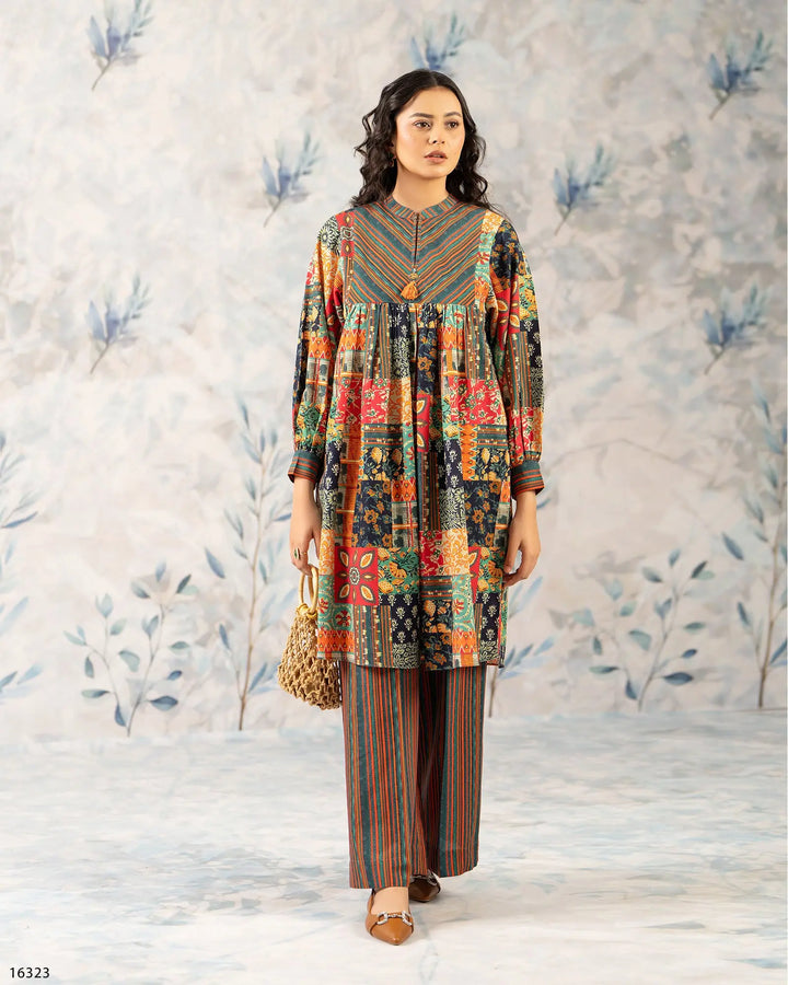 2 Piece Khaddar Suit | 16323-IG-KD Sha Posh Textile