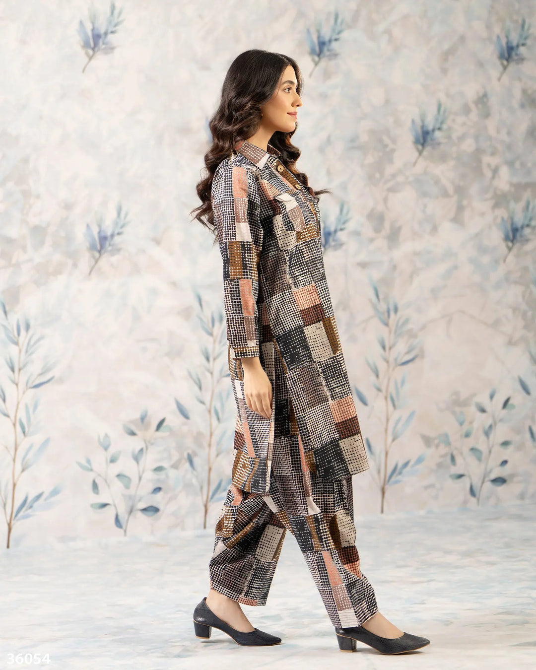 2 Piece Khaddar Suit | 36054-FU-KD Sha Posh Textile
