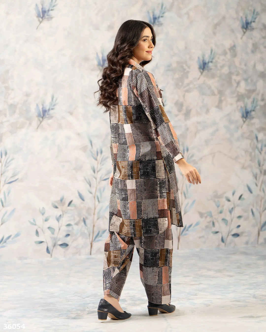 2 Piece Khaddar Suit | 36054-FU-KD Sha Posh Textile