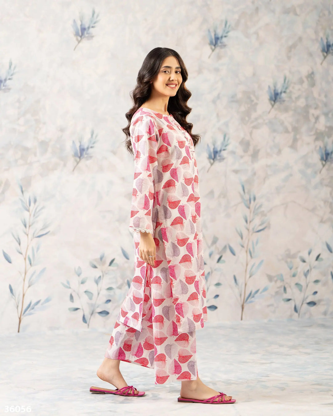 2 Piece Khaddar Suit | 36056-FU-KD Sha Posh Textile