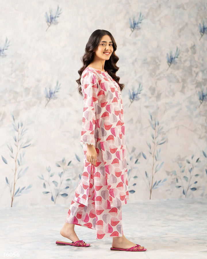 2 Piece Khaddar Suit | 36056-FU-KD Sha Posh Textile