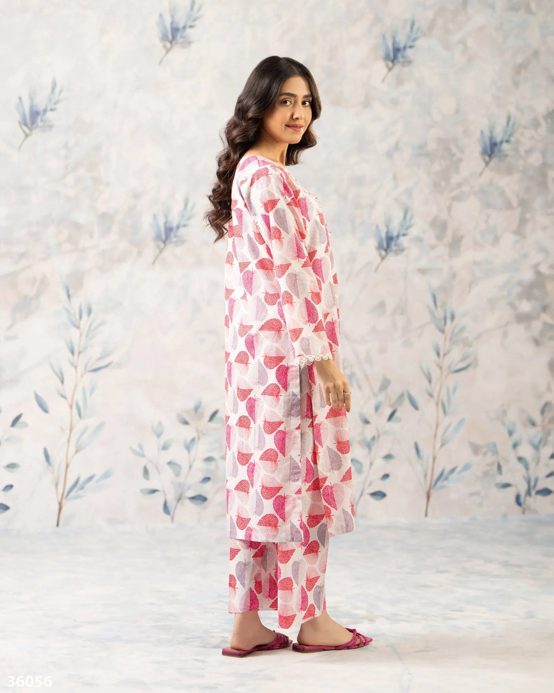 2 Piece Khaddar Suit | 36056-FU-KD Sha Posh Textile