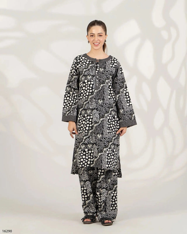 2 Piece Khaddar Suit | 16290-IG-KD - Sha Posh Textile