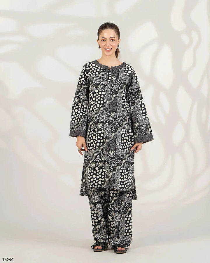 2 Piece Khaddar Suit | 16290-IG-KD - Sha Posh Textile