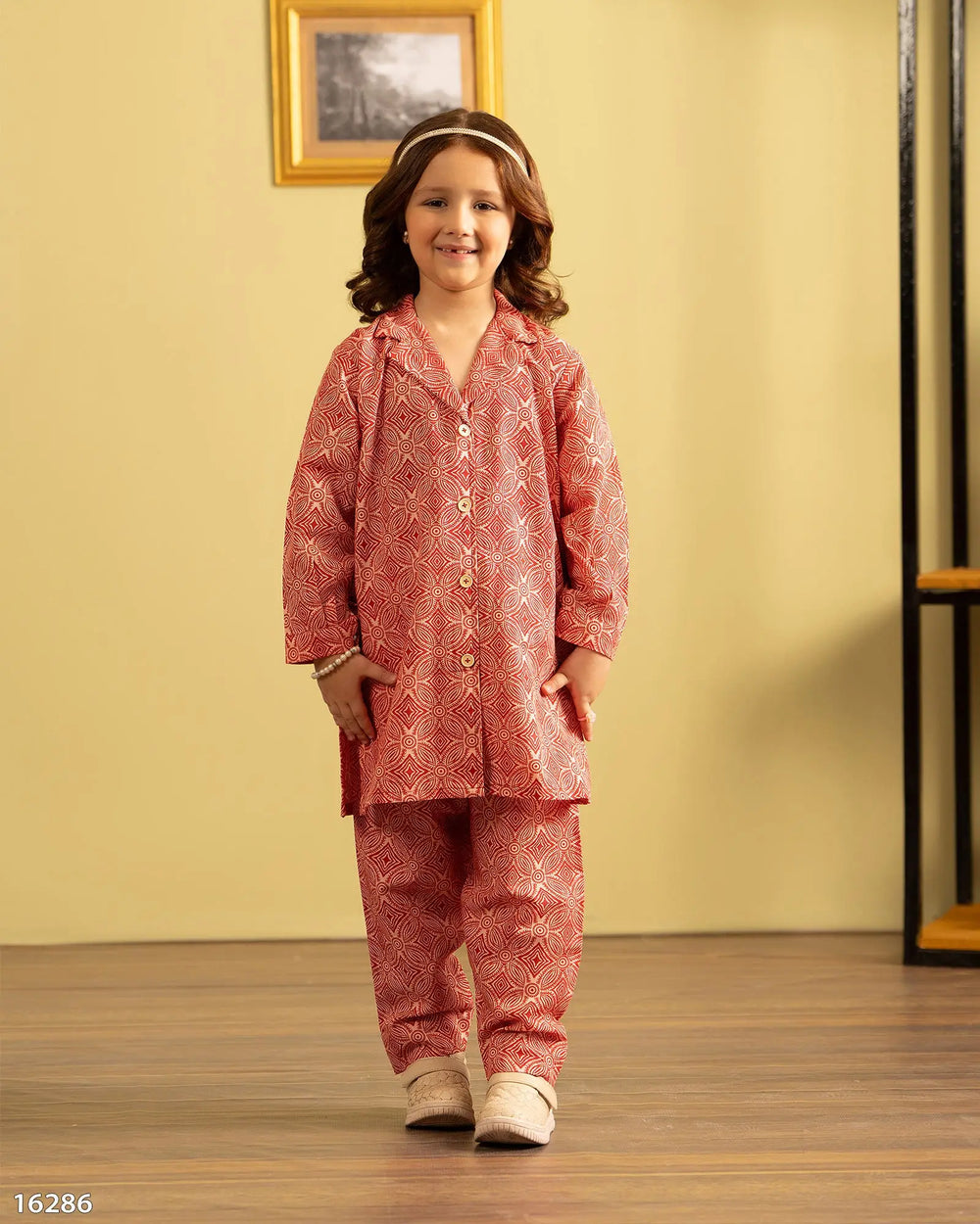 2 Piece Kids Khaddar Suit | 16286-IG-KD - Sha Posh Textile