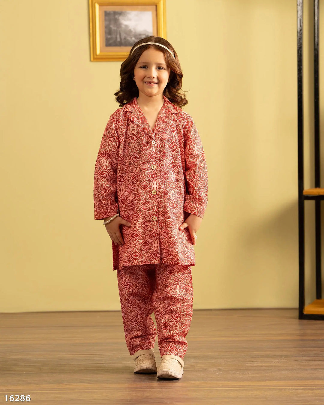 2 Piece Kids Khaddar Suit | 16286-IG-KD - Sha Posh Textile
