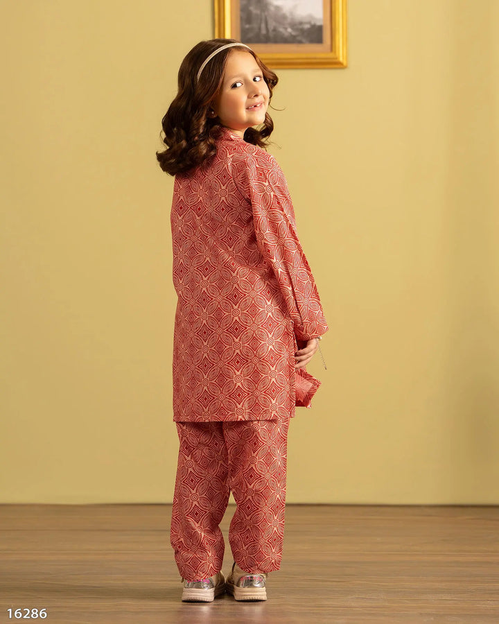 2 Piece Kids Khaddar Suit | 16286-IG-KD - Sha Posh Textile