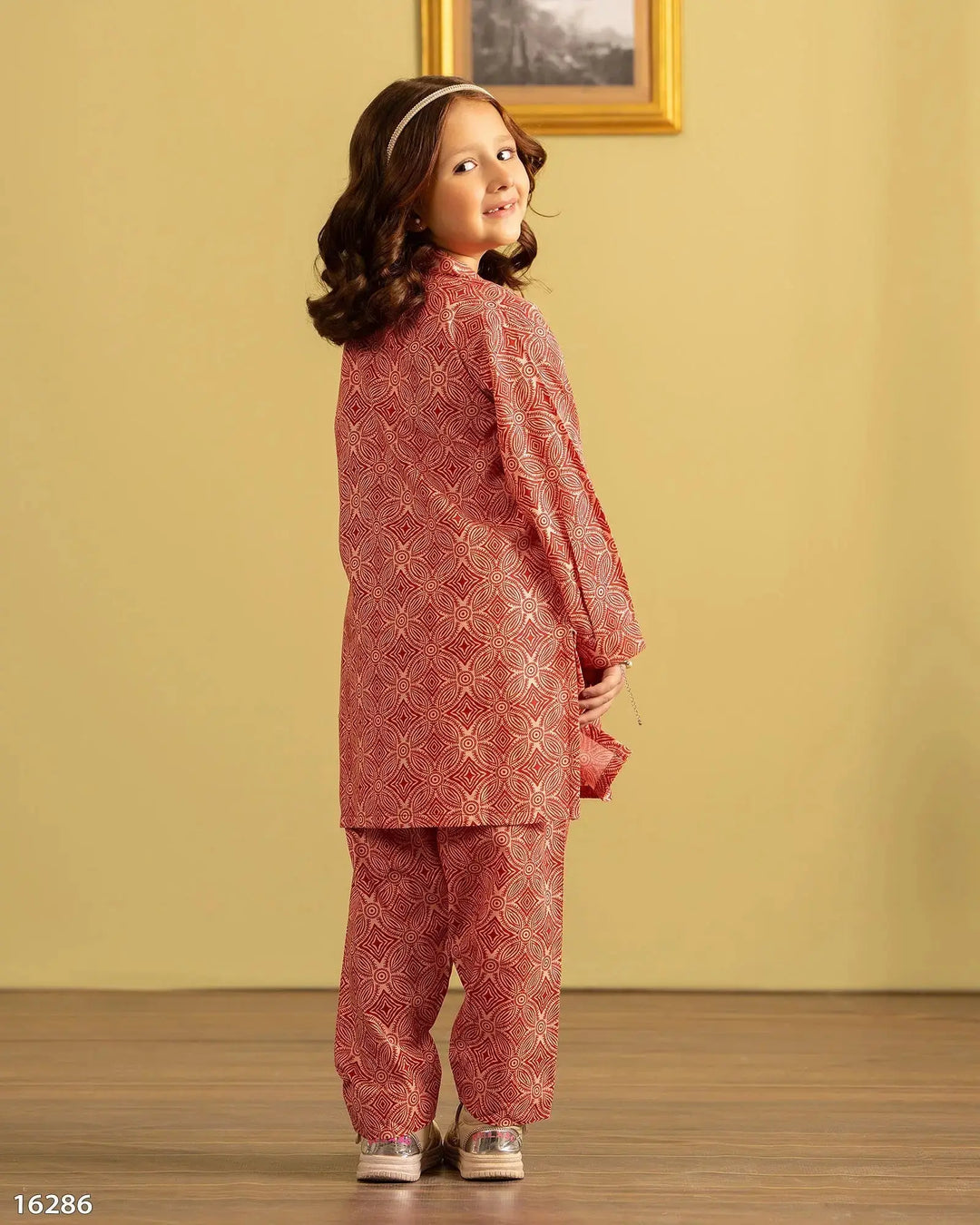 2 Piece Kids Khaddar Suit | 16286-IG-KD - Sha Posh Textile