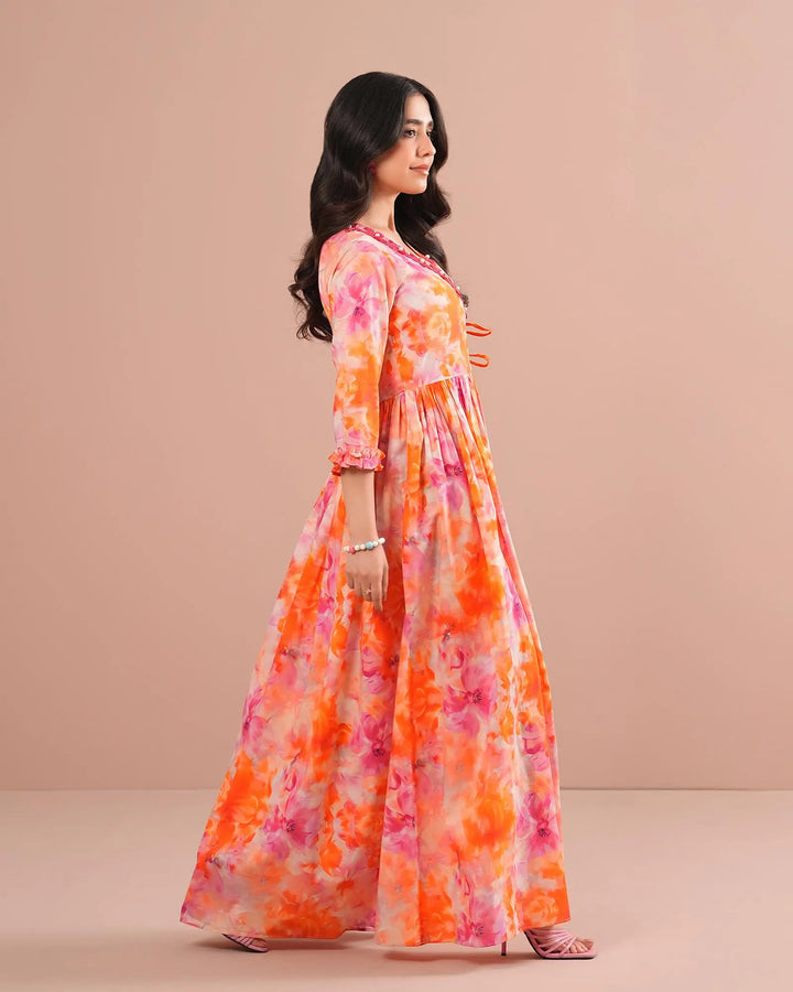 2 Piece - Lawn Printed Suit Unstitched | UNFF0117-LWN Sha Posh Textile