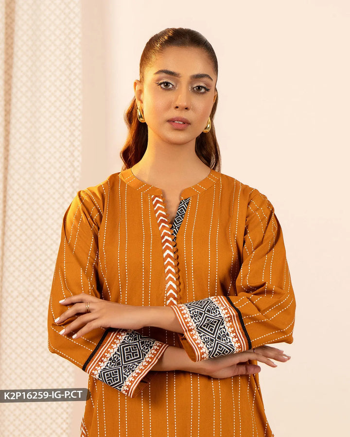 2 Piece Polin Cotton Suit | 16259-IG-P.CT - Sha Posh Textile