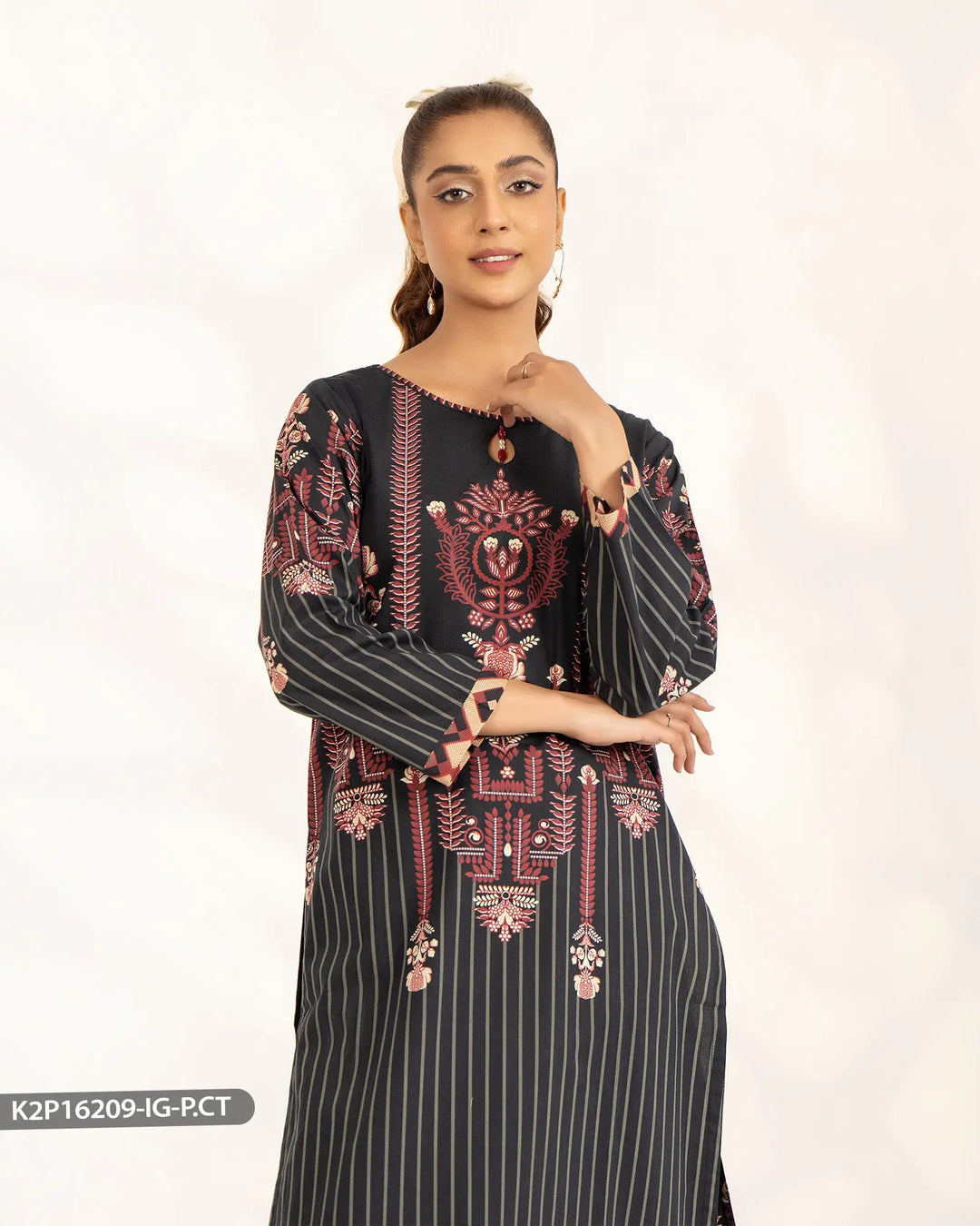 2 Piece Poplin Cotton Suit | 16209-IG-P.CT - Sha Posh Textile