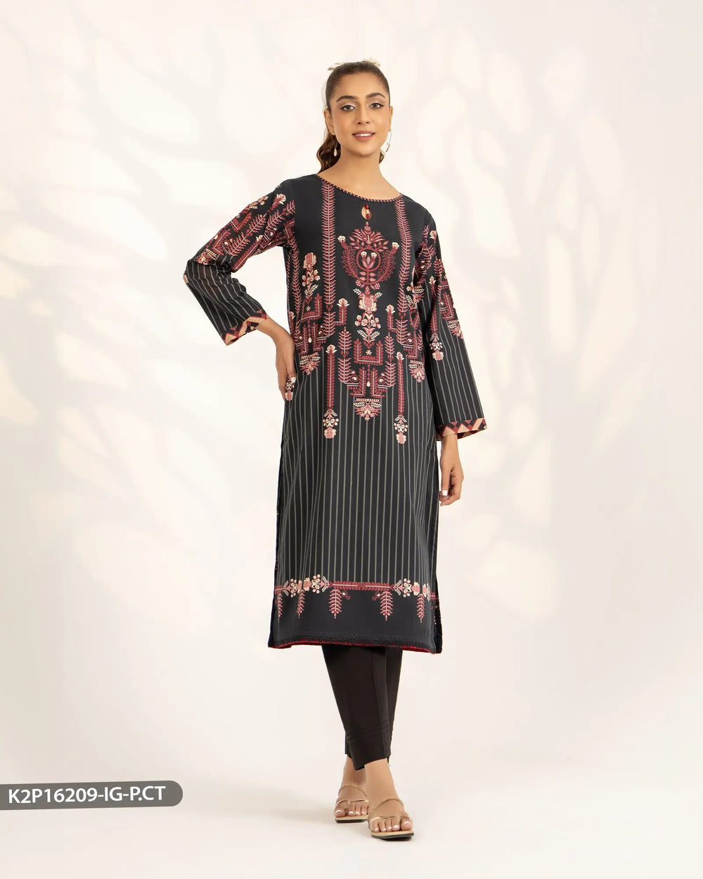 2 Piece Poplin Cotton Suit | 16209-IG-P.CT - Sha Posh Textile
