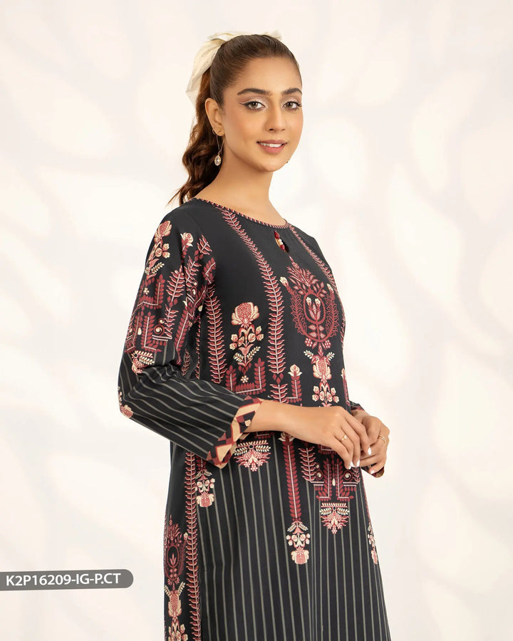 2 Piece Poplin Cotton Suit | 16209-IG-P.CT - Sha Posh Textile