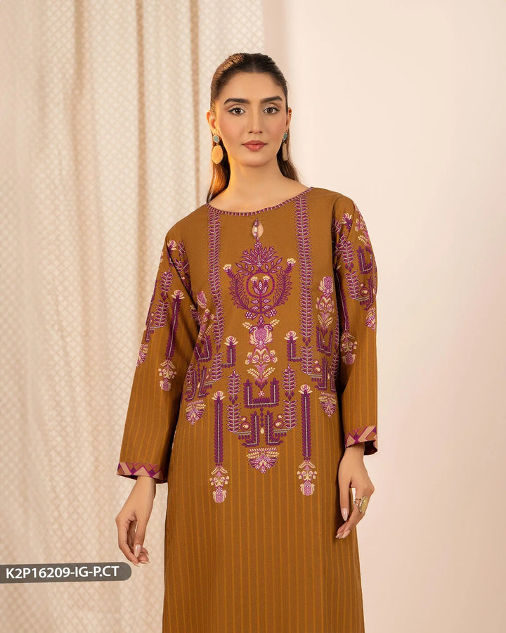 2 Piece Poplin Cotton Suit | 16209-IG-P.CT - Sha Posh Textile