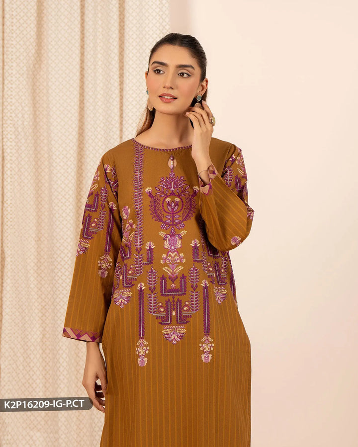 2 Piece Poplin Cotton Suit | 16209-IG-P.CT - Sha Posh Textile
