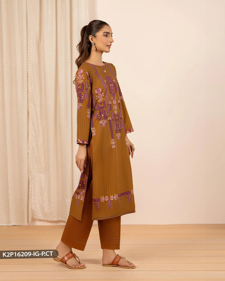 2 Piece Poplin Cotton Suit | 16209-IG-P.CT - Sha Posh Textile