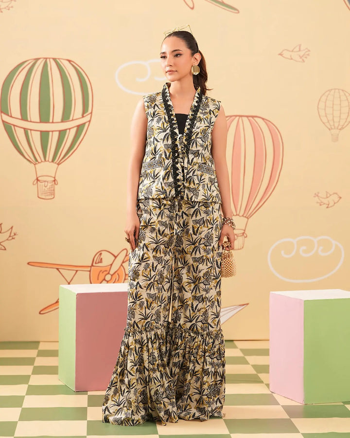 2 Piece - Printed Cambric Cotton Suit Unstitched | UNFF0103-K.CT Sha Posh Textile