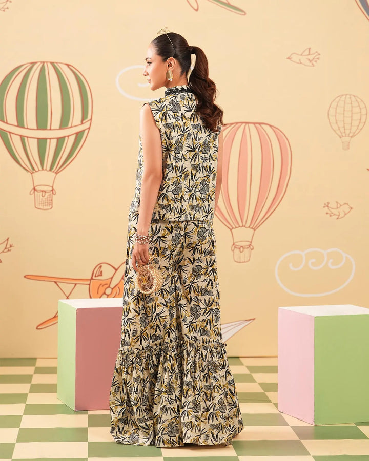 2 Piece - Printed Cambric Cotton Suit Unstitched | UNFF0103-K.CT Sha Posh Textile
