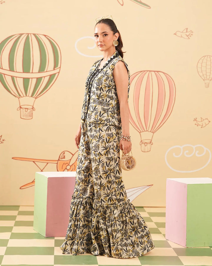 2 Piece - Printed Cambric Cotton Suit Unstitched | UNFF0103-K.CT Sha Posh Textile