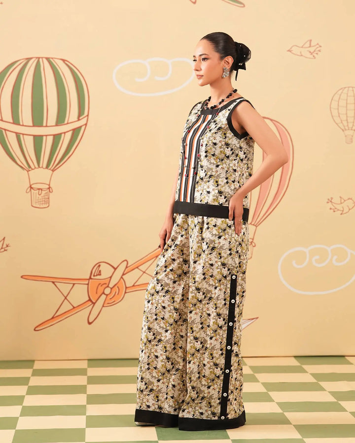 2 Piece - Printed Cambric Cotton Suit Unstitched | UNFF0104-K.CT Sha Posh Textile