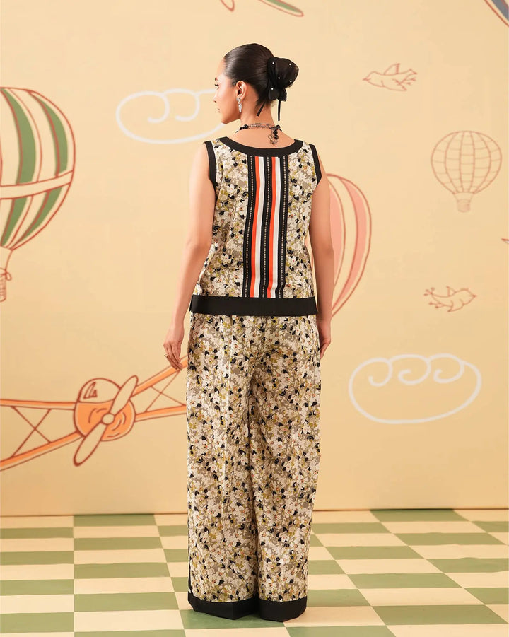 2 Piece - Printed Cambric Cotton Suit Unstitched | UNFF0104-K.CT Sha Posh Textile