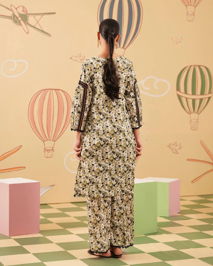 2 Piece - Printed Cambric Cotton Suit Unstitched | UNFF0104-K.CT Sha Posh Textile