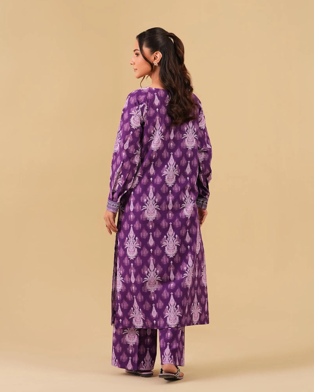 2 Piece - Printed Cambric Cotton Suit Unstitched | UNFF0106-K.CT Sha Posh Textile